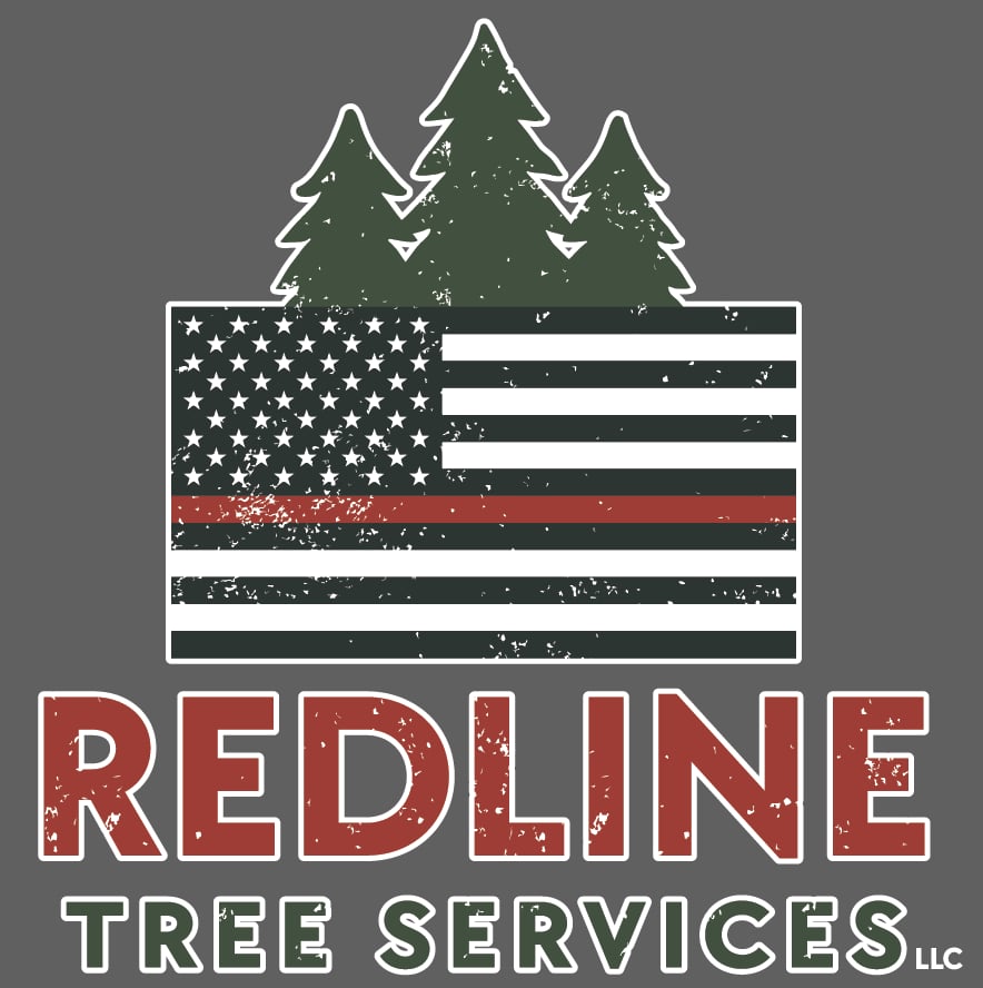 Redline logo with gray background